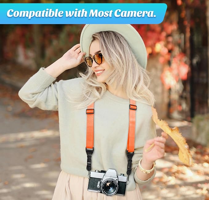 Padded iPad Binocular Camera Shoulder Strap, Nylon Neck Lanyard Strap - Image 5