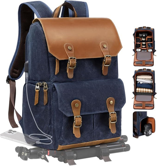 Padwa Lifestyle Blue Camera Backpack by PadwaLifestyleCameraStrap