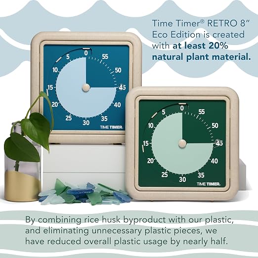 Time Timer® Retro 8 inch Eco Edition Visual Timer - Image 4