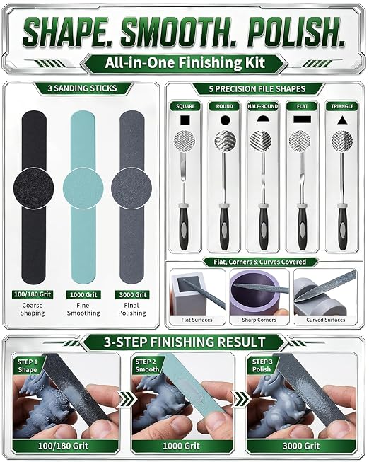 SHOWPIN 64PCS 3D Printer Tools: 3D Printer Accessories & Printing Tools Kit - Image 6