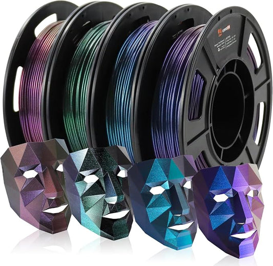 LOVOON 3D PLA Filament 1.75mm Bundle Sparkle in Sunlight Filament Glitter by LOVOON