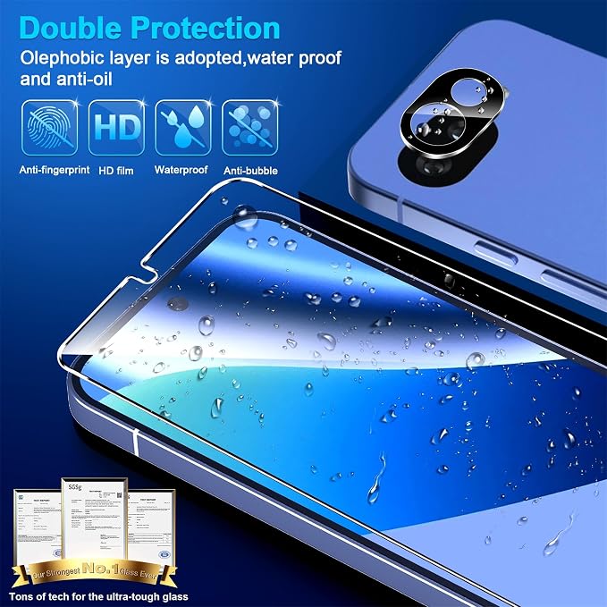 3 Pack for Google Pixel 10a Screen Protector Tempered Glass + 2 Pack Camera - Image 4