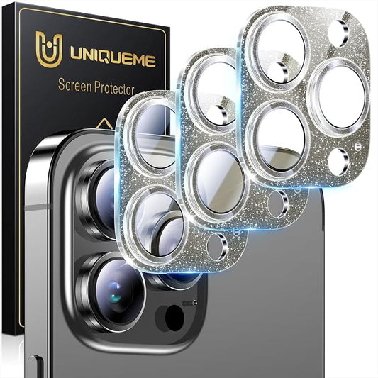 UniqueMe 3 Packs Compatible for iPhone 13 Pro Max/iPhone 13 Pro Camera Lens by UniqueMe