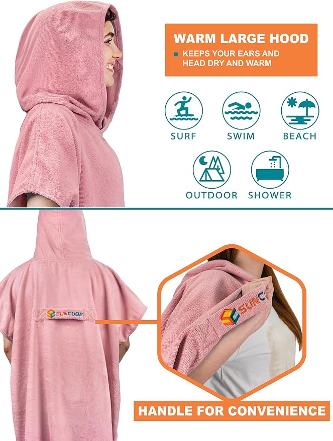 SUN CUBE Surf Poncho Changing Robe - Image 4