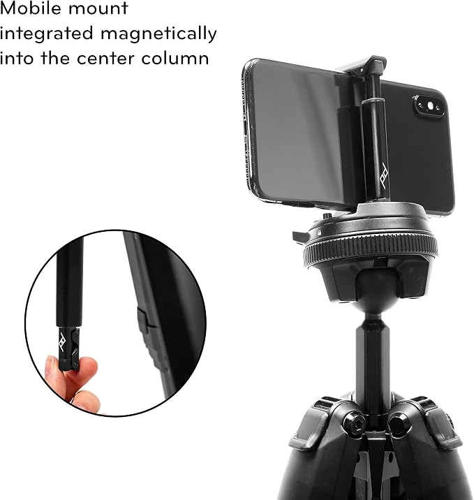 Peak Design Travel Tripod, Compact Design, Quick Setup and Takedown, Pro-Level - Image 8