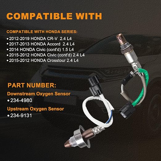 234-9131 234-4980 Oxygen Sensor Upstream & Downstream Compatible - Image 2