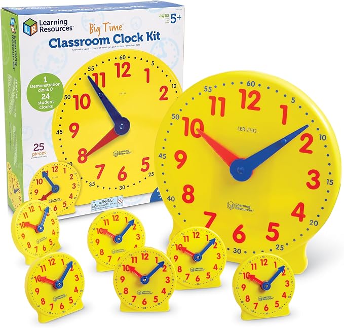 Learning Resources Classroom Clock Kit by LearningResources