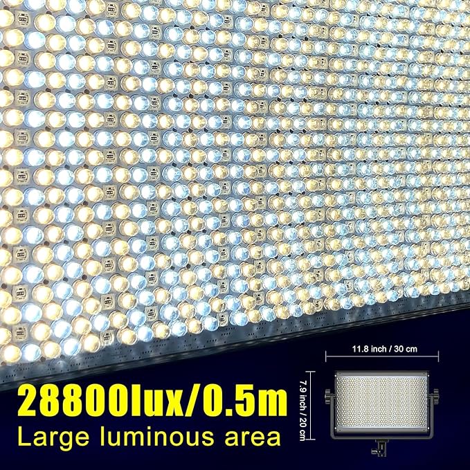 GVM 1300D RGB Video Light with Softbox, 65W LED Video Lighting Kit, - Image 2