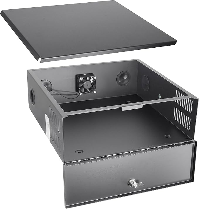 15.5 x 15.5 x 5.5 Inch Heavy Duty DVR Lock Box - Image 9