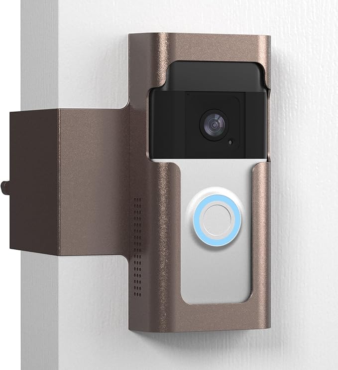 Anti Theft Ring Doorbell Mount: Metal Ring Apartment Door Mount Blink Doorbell by HOMALOR