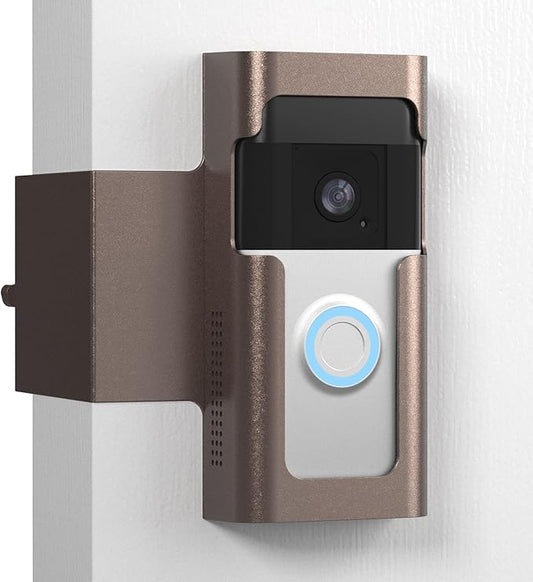 Anti Theft Ring Doorbell Mount: Metal Ring Apartment Door Mount Blink Doorbell by HOMALOR