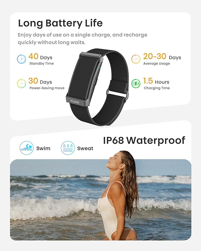 Smart Bracelet, Health Fitness & Activity Tracker - Image 6