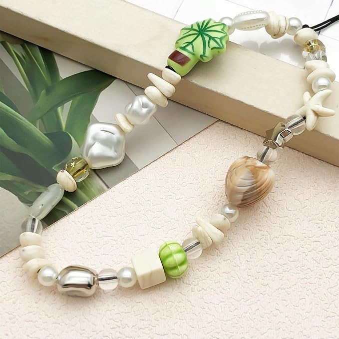 Beaded Camera Wrist Strap Cute Digital Camera Charm Lanyard Phone Chain - Image 4
