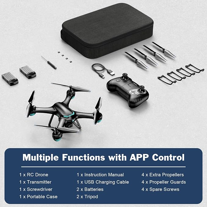 Drone with 1080P Camera, Remote Control Quadcopter with Gesture Selfie - Image 6