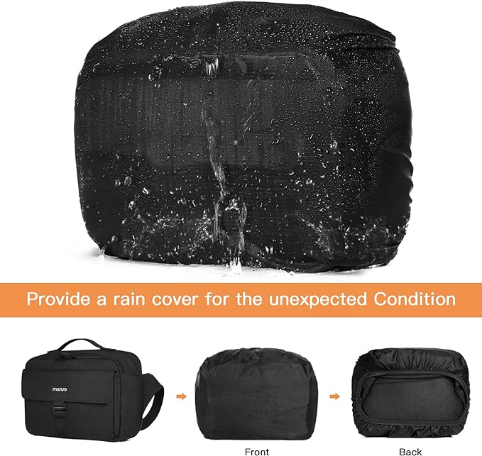MOSISO Camera Shoulder Bag Case Crossbody Sling Purse, DSLR/SLR/Mirrorless - Image 5
