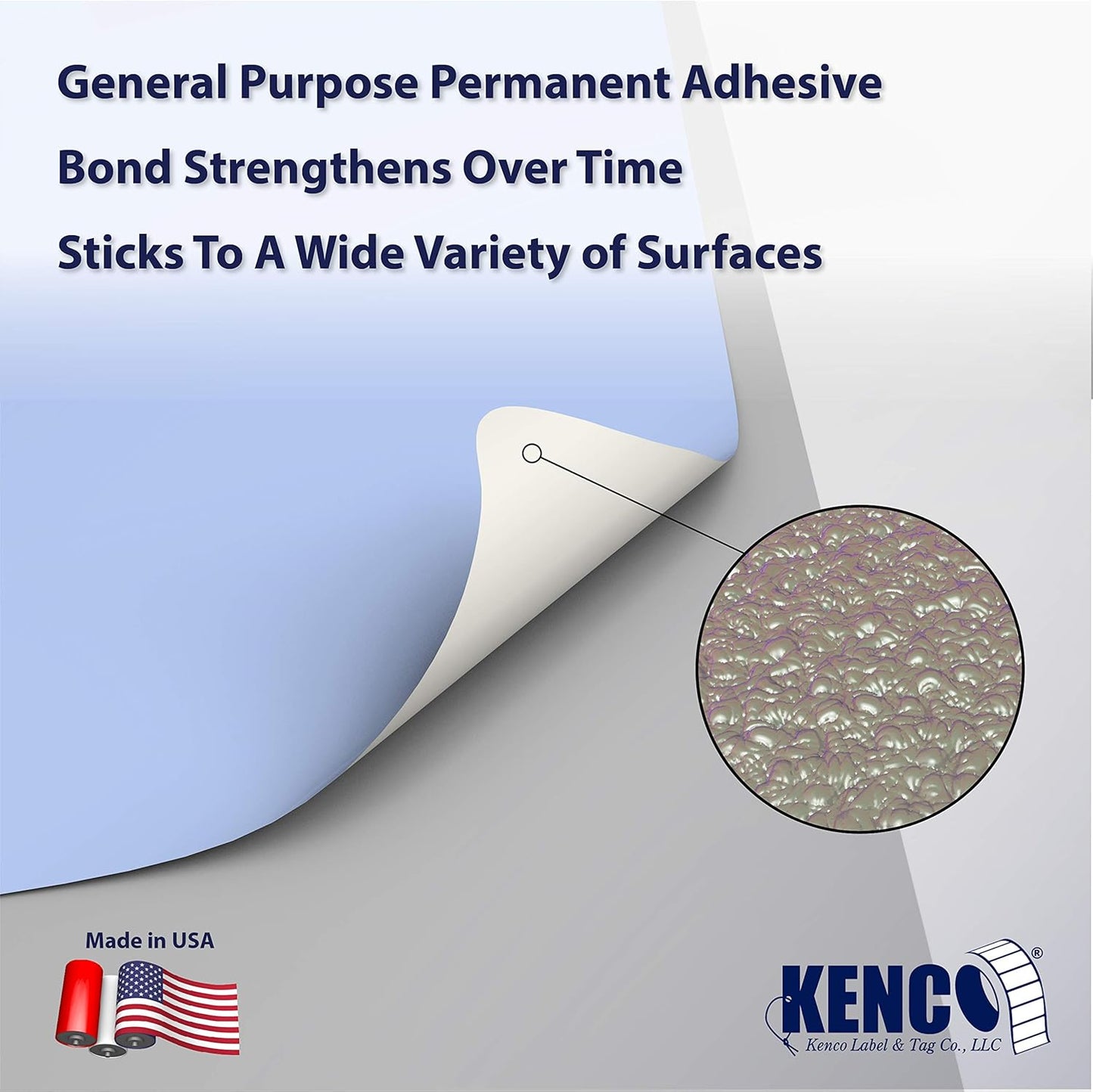 4" X 6" Direct Thermal Perforated Stickers Labels for Shipping Labels, Inventory, and Color Coding - Compatible with Zebra, Rollo, Godex and More (Blue, 1 Roll)
