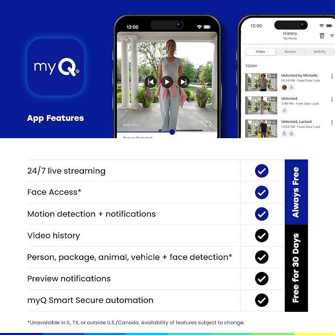 myQ Secure View™ 3-in-1 Smart Lock - Image 9
