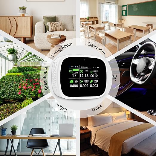 Smart Air Quality Monitor Indoor, WiFi Air Quality Tester - Image 8