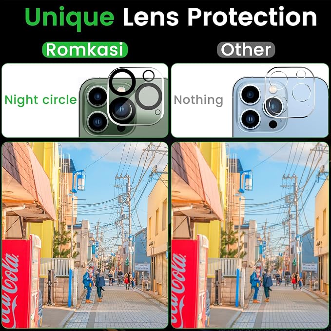 Romkasi 3 Pack Privacy Screen Protector - Image 6