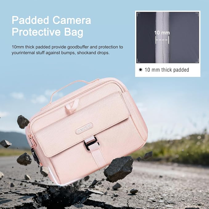 MOSISO Camera Shoulder Bag Case Crossbody Sling Purse, DSLR/SLR/Mirrorless - Image 5