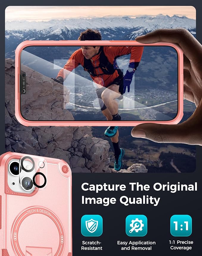 Goton for iPhone 14 Case with Privacy Tempered Glass Screen Protector & Camera - Image 8