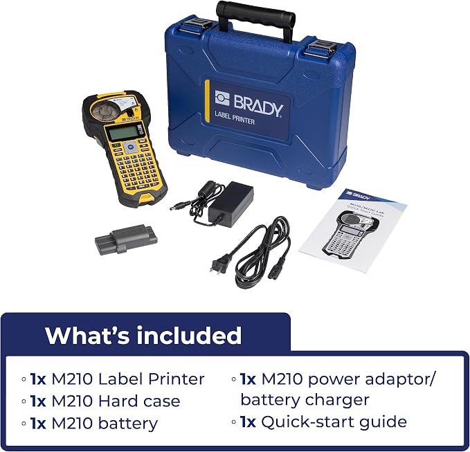 Brady M210 Portable Label Printer Kit - Image 4