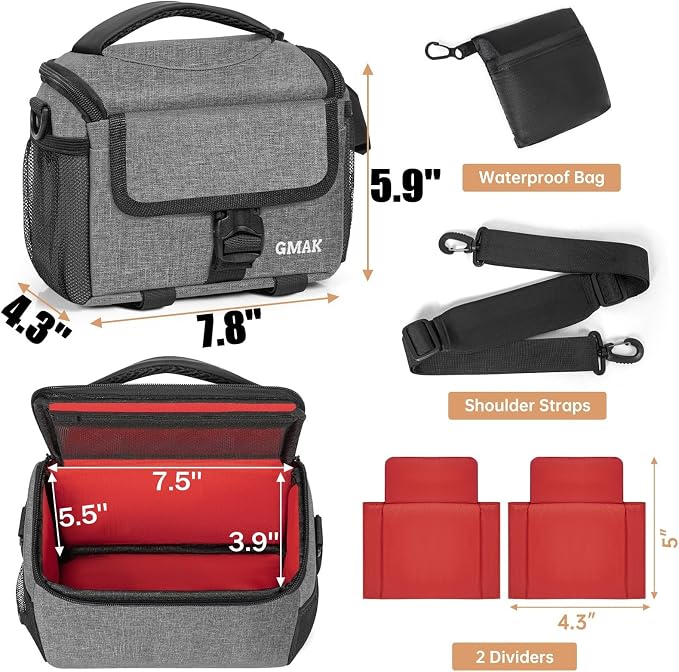 Camera Carrying Bag, Anti-Shock Camera Case Bag - Image 3