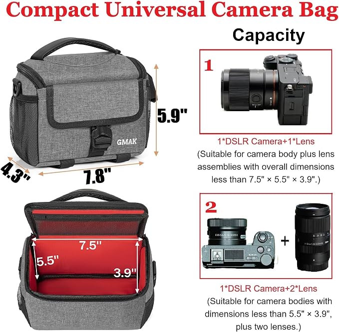 Camera Carrying Bag, Anti-Shock Camera Case Bag - Image 4