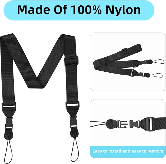 2 Pack Adjustable Shoulder Strap:Comfortable - Image 7