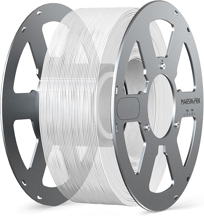 Aluminum Reusable Spool for Refill Filament, Durable Metal Design by MarsWork