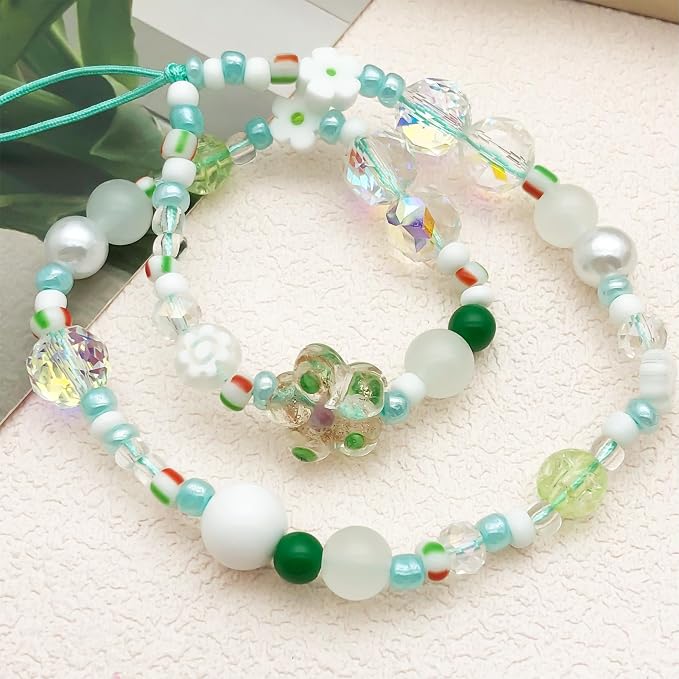 Beaded Camera Wrist Strap Cute Digital Camera Charm Lanyard Phone Chain - Image 3