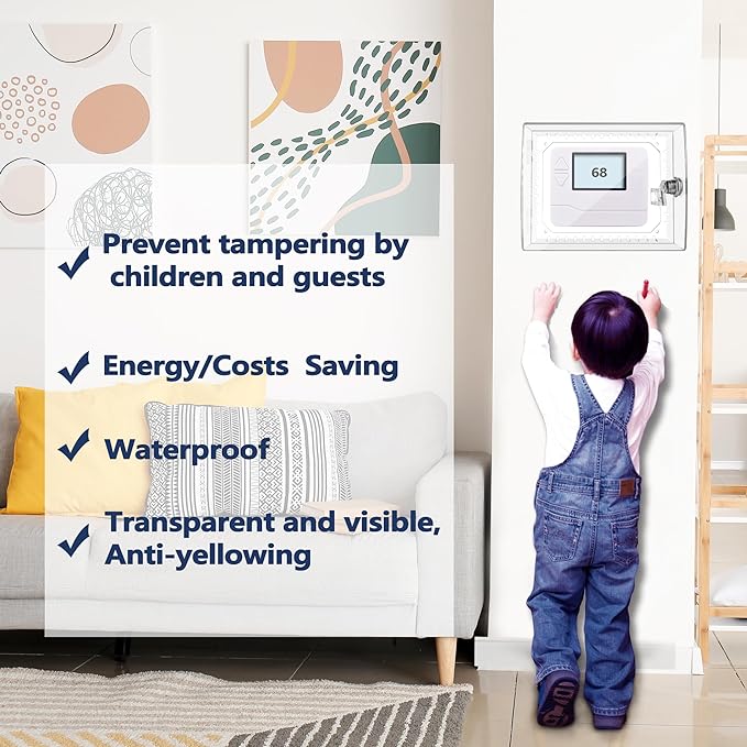 6 PCS Large Thermostat Lock Box Cover - Image 4