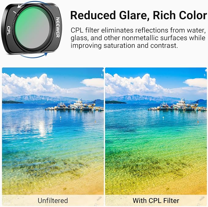NEEWER Magnetic ND & CPL Filter Set Compatible - Image 4