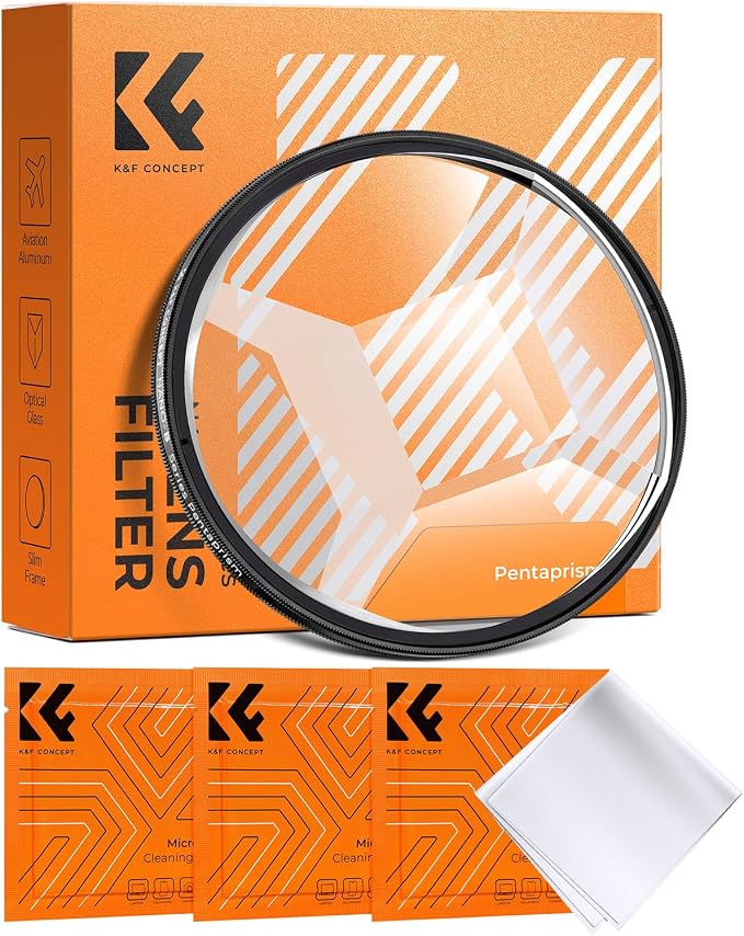 K&F CONCEPT 77m Fractal Filter Rotatable Prism Camera Lens 4+1 Fractal Special by KFCONCEPT