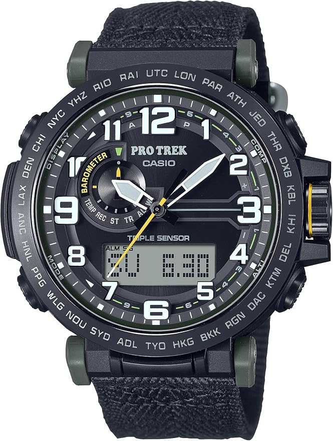 Casio PRG601 Series | Pro Trek | 100M WR | 1/100 SEC Stop Watch | by Casio