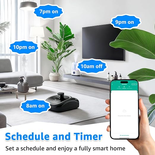 WiFi Smart Outlet Plug with Remote, Compatible with Alexa and Google Home via - Image 5