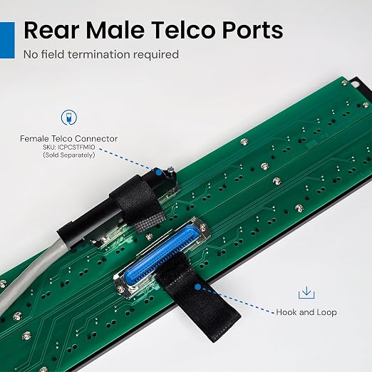 ICC Voice 8P2C Telco Patch Panel - Image 4
