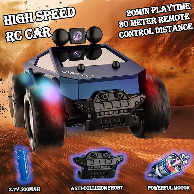 Remote Control Car, 1/28 RC Monster Truck Toys - Image 3