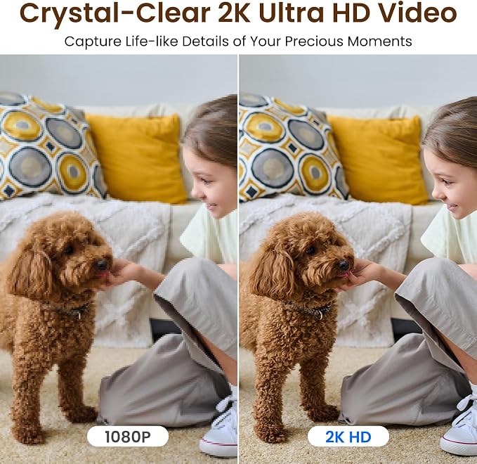 GALAYOU 2K Indoor Cameras for Home Security-Baby/Pet/Dog/Cat Monitor - Image 2