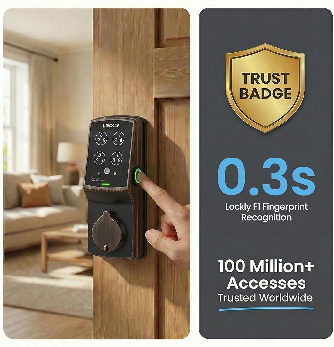 Lockly Secure Plus, Keyless Entry Door Lock, Smart Locks - Image 4