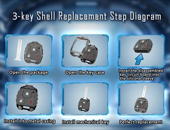 Keyless Entry Systems for Lexus Key Fob Cover Fits for Toyota FJ Cruiser Toyota - Image 4