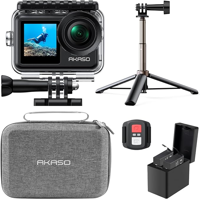 AKASO Brave 7 LE 4K60FPS 20MP WiFi Action Camera by AKASO