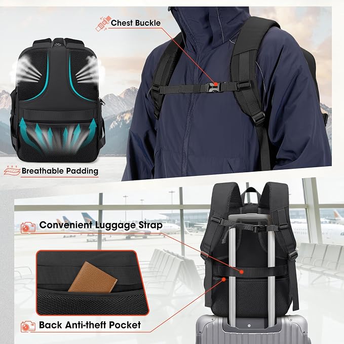 RAINSMORE Camera Bag Backpack for DSLR/SLR/Mirrorless Camera Bags for - Image 8