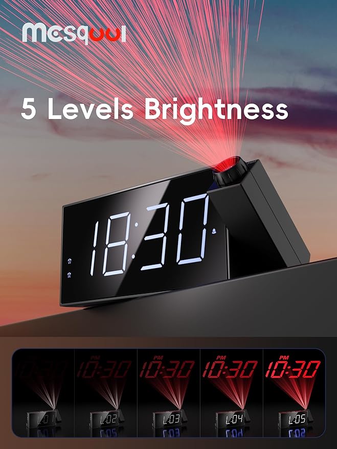 Mesqool Projection Alarm Clock - Image 4