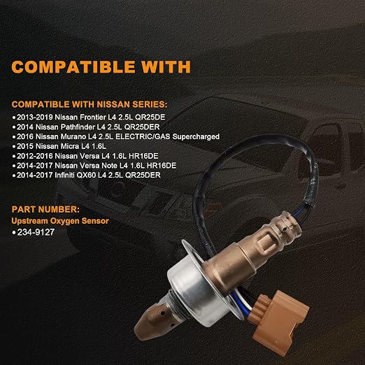 234-9127 Oxygen O2 Sensor Upstream Heated Air Fuel Ratio Compatible - Image 2