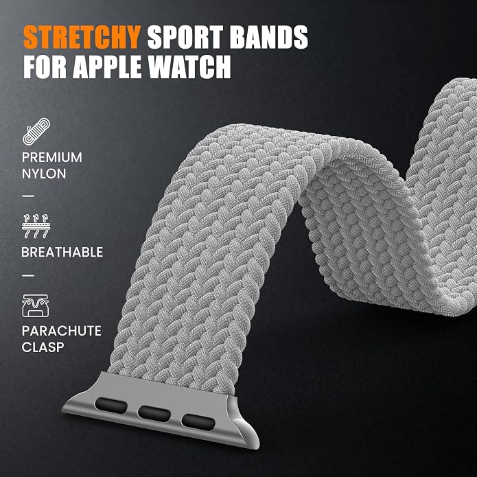 Elastic Sport Band for Apple Watch Ultra 3/2/1 Bands 49mm 46mm 45mm 44mm 42mm - Image 3