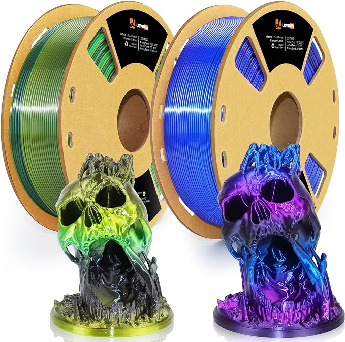 LOVOON pla Filament 1.75mm 3D Printer Filament 2kg, 3D Printing Filament by LOVOON