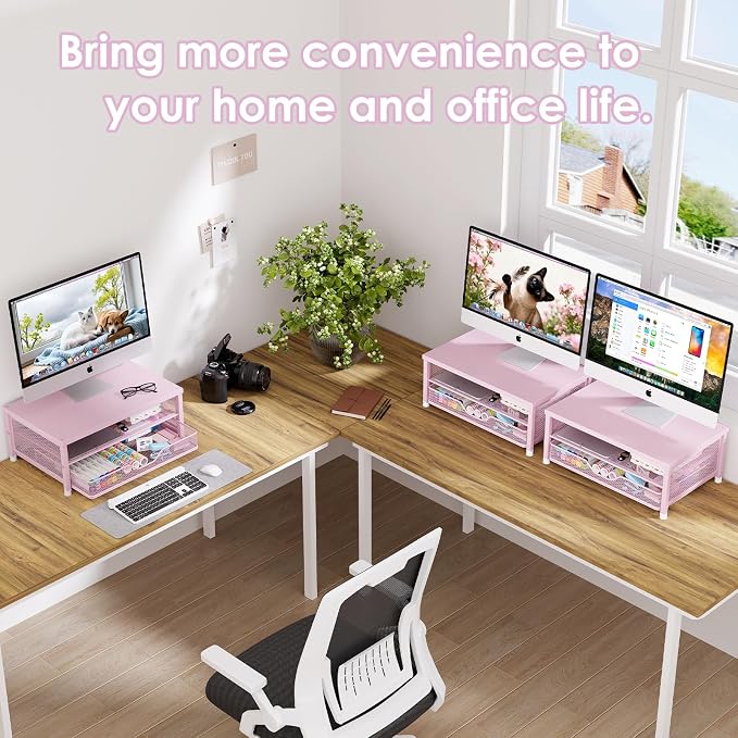 OPNICE Computer Monitor Stand Riser, Desk Organizer - Image 6