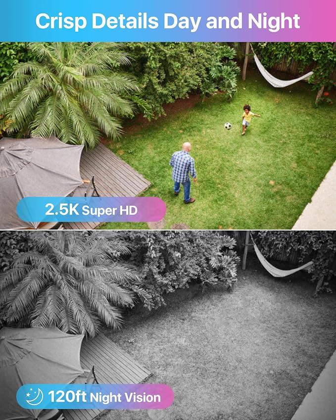 ZOSI 8CH 4K PoE Home Security Camera System, 8 Ports 16CH 8MP NVR - Image 2