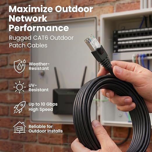 GEARit Cat6 Outdoor Ethernet Cable 23AWG Pure Copper, Waterproof, Direct Burial - Image 6